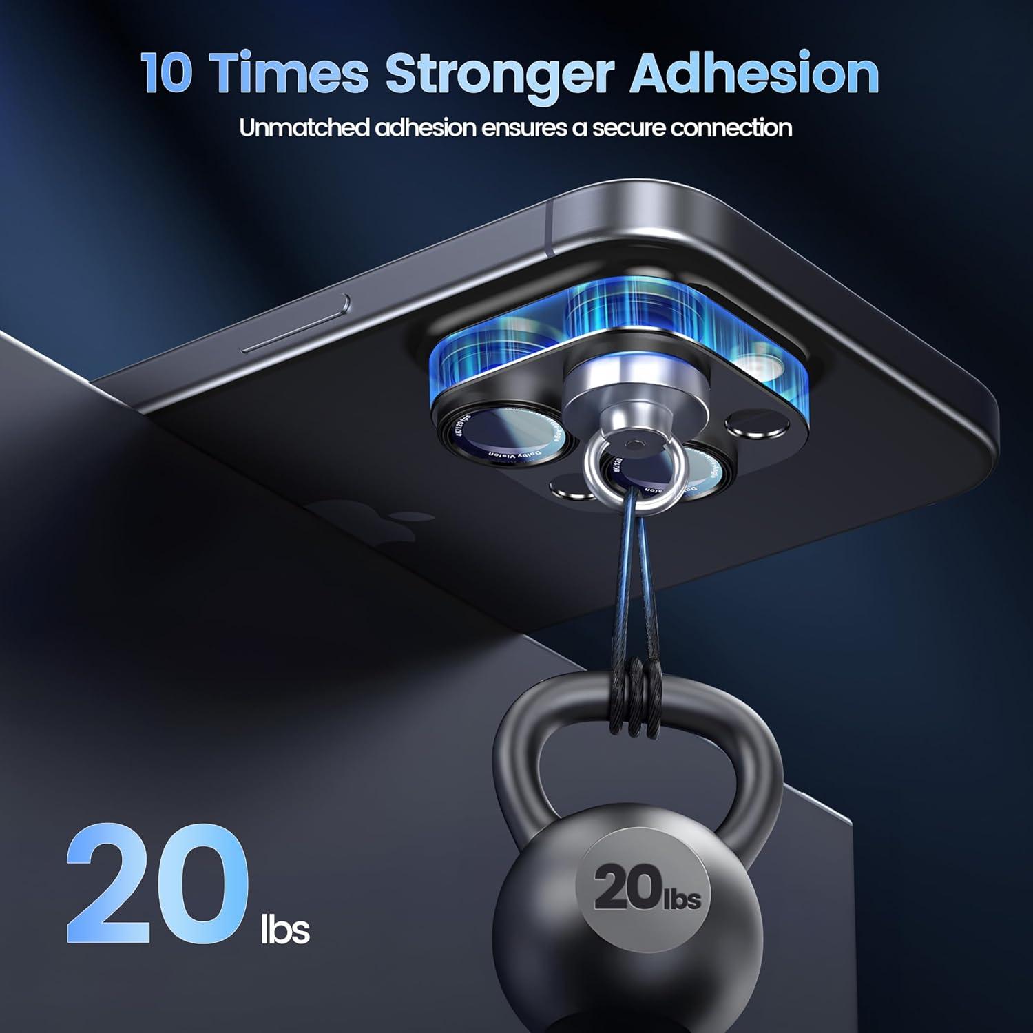 imageCACOE for iPhone 17 Pro Camera Lens Protector  Metal Frame Tempered Glass Cover AntiScratch DropProofStrongAdhesion Camera Screen CoverOrangeBlack Titanium