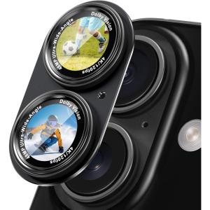 imageCACOE for iPhone 17 Pro Camera Lens Protector  Metal Frame Tempered Glass Cover AntiScratch DropProofStrongAdhesion Camera Screen CoverOrangeBlack