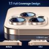 imageCACOE for iPhone 17 Pro Max17 Pro16 Pro Max16 Pro15 Pro Max15 Pro14 Pro Max14 Pro Camera Lens Protector AntiScratch DropProofStrongAdhesion Camera Screen CoverBlackDesert Gold