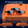 imageCACOE for iPhone 17 Pro Max17 Pro16 Pro Max16 Pro15 Pro Max15 Pro14 Pro Max14 Pro Camera Lens Protector AntiScratch DropProofStrongAdhesion Camera Screen CoverBlackOrange