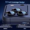 imageCACOE for iPhone 17 Pro Max17 Pro16 Pro Max16 Pro15 Pro Max15 Pro14 Pro Max14 Pro Camera Lens Protector AntiScratch DropProofStrongAdhesion Camera Screen CoverBlackDark Blue