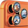 imageCACOE for iPhone 17 Pro Max17 Pro16 Pro Max16 Pro15 Pro Max15 Pro14 Pro Max14 Pro Camera Lens Protector AntiScratch DropProofStrongAdhesion Camera Screen CoverBlackOrange