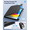 imageCACOE Case for iPad A16 11th10th Generation with Pencil Holder Multiple Angles Magnetic Stand Cover for iPad 1110 Gen 20252022 11109 inch BlackBlack