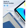 imageCACOE Case for iPad A16 11th10th Generation with Pencil Holder Multiple Angles Magnetic Stand Cover for iPad 1110 Gen 20252022 11109 inch BlackSea Blue
