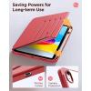 imageCACOE Case for iPad A16 11th10th Generation with Pencil Holder Multiple Angles Magnetic Stand Cover for iPad 1110 Gen 20252022 11109 inch BlackWatermelon Red