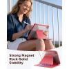 imageCACOE Case for iPad A16 11th10th Generation with Pencil Holder Multiple Angles Magnetic Stand Cover for iPad 1110 Gen 20252022 11109 inch BlackWatermelon Red