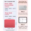 imageCACOE Case for iPad A16 11th10th Generation with Pencil Holder Multiple Angles Magnetic Stand Cover for iPad 1110 Gen 20252022 11109 inch BlackWatermelon Red