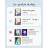 imageCACOE Case for iPad A16 11th10th Generation20252022 with Screen Protector 11109 inch  Full Protective Tablet Cover for iPad 1110 Gen Peacock Blue