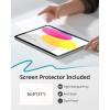 imageCACOE Case for iPad A16 11th10th Generation20252022 with Screen Protector 11109 inch  Full Protective Tablet Cover for iPad 1110 Gen Peacock Blue