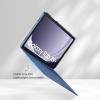 imageCACOE Case for Samsung Galaxy Tab A9 A11 Plus 11 Inch 2025 with Screen Protector Ultra Slim Hard PC Translucent Back Shell Stand Cover Auto WakeSleep BurgundyBlue