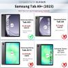 imageCACOE Case for Samsung Galaxy Tab A9 Plus 11 Inch 2023 SMX210X216X218 with Screen Protector Foldable Stand Slim Protective Case Auto Screen OnOff Sea BlueBlack