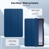 imageCACOE Case for Samsung Galaxy Tab A9 Plus 11 Inch 2023 SMX210X216X218 with Screen Protector Foldable Stand Slim Protective Case Auto Screen OnOff Sea BlueSea Blue