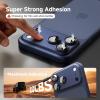image:imageCACOE Metal Camera Lens Protector for iPhone 17 Pro Max 9H Tempered Glass with Aluminum Frame HD Clarity amp ScratchResistant Camera Screen Protector Cover AccessoriesDark BlueDark Blue