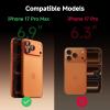 image:imageCACOE Metal Camera Lens Protector for iPhone 17 Pro Max 9H Tempered Glass with Aluminum Frame HD Clarity amp ScratchResistant Camera Screen Protector Cover AccessoriesDark BlueOrange