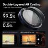 image:imageCACOE Metal Camera Lens Protector for iPhone 17 Pro Max 9H Tempered Glass with Aluminum Frame HD Clarity amp ScratchResistant Camera Screen Protector Cover AccessoriesDark BlueDark Blue