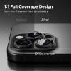 image:imageCACOE Metal Camera Lens Protector for iPhone 17 Pro Max 9H Tempered Glass with Aluminum Frame HD Clarity amp ScratchResistant Camera Screen Protector Cover AccessoriesDark BlueBlack